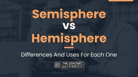 hemisphere vs semisphere